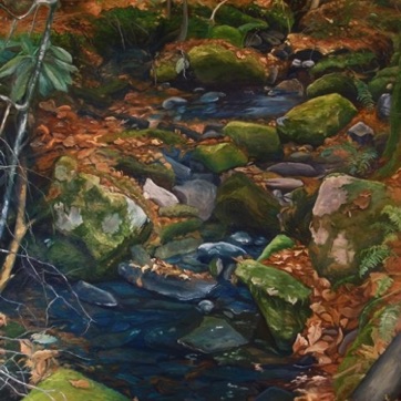 Mossy Rocks
oil on canvas
40” x 30”